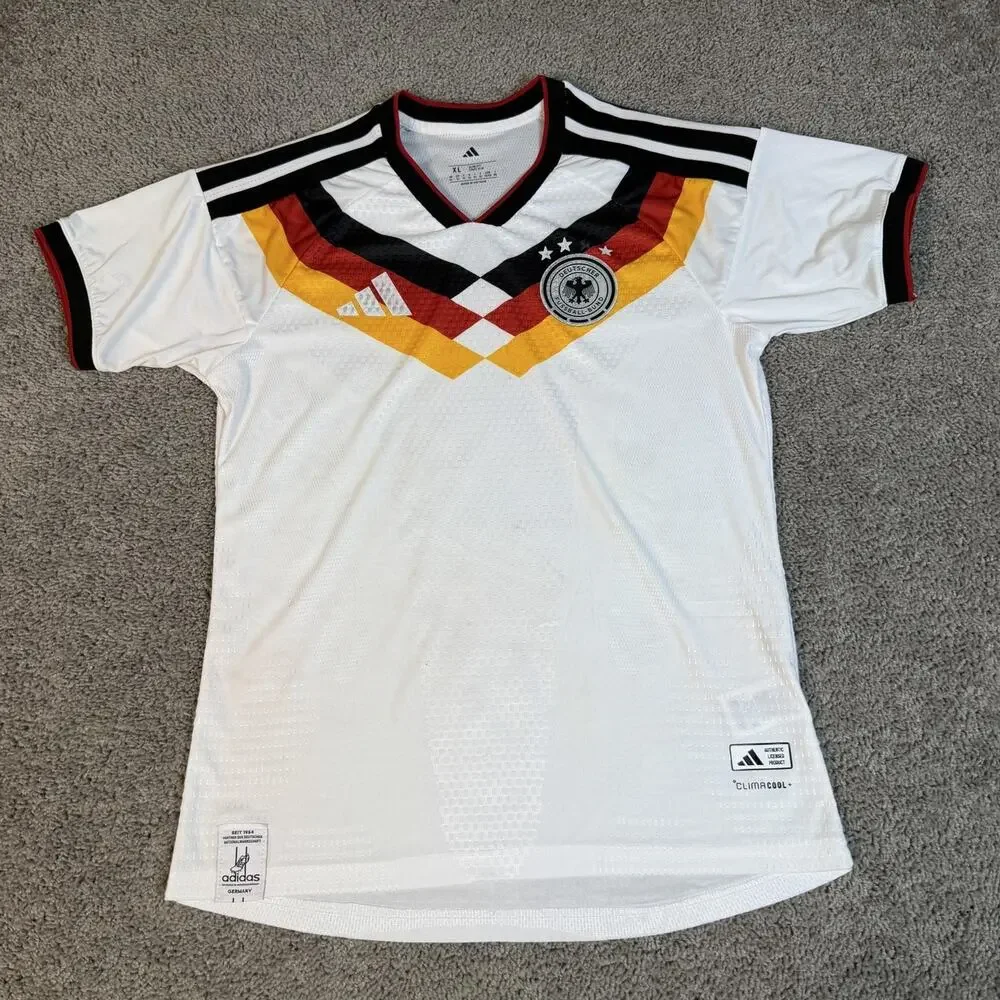 Germany National Team Jersey Mens XL White 2025/2026 Adidas Woltemade DFB Crest